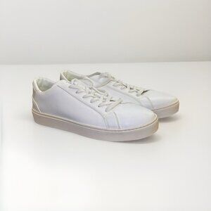 Thousand Fell Lace Up White Eco Recycled Tennis Shoes Mens size 9